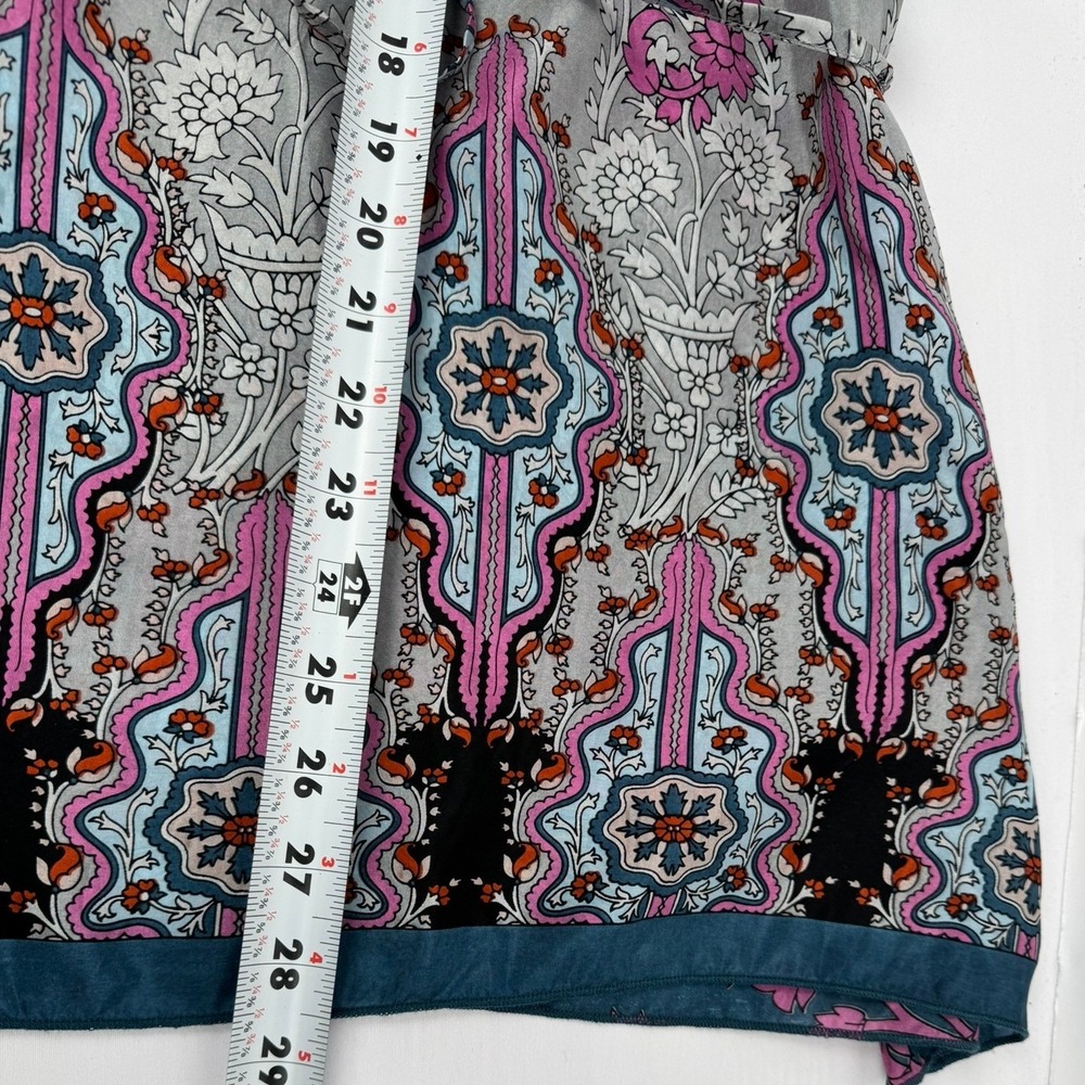 JOHNNY WAS OCARINA Tunic Boho Floral 100% Silk Sz‎ Medium ($178 MSRP) - Picture 12 of 12